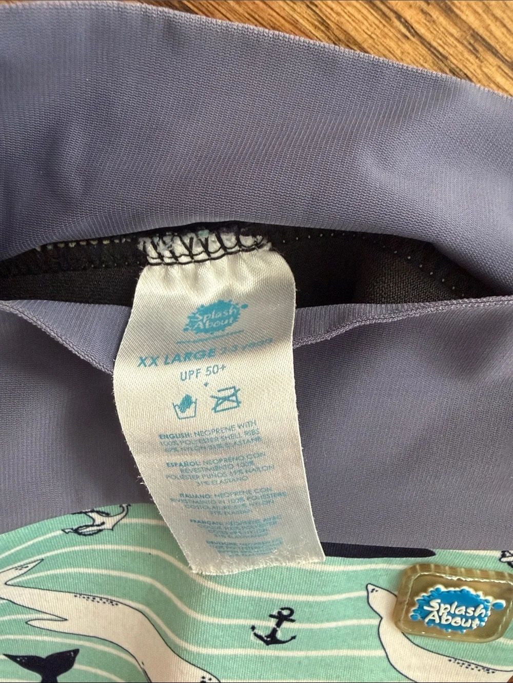 Kids Whale Reusable Swim Diaper Happy Nappy - Mint and Navy